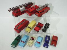 Dinky - 13 x loose Dinky Toys including # 140 Morris 1100, # 163 Bristol 450 Le Mans,