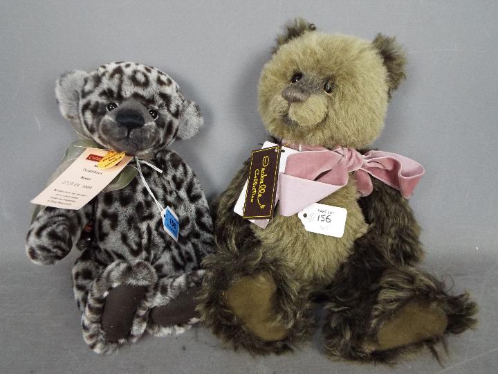 Charlie Bears - 2 x limited edition bears, Stirling and Puddifoot both designed by Isabelle Lee.