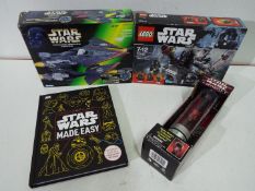 Star Wars - Lego - Kenner - A group of Star Wars items including Lego # 75183 Darth Vader