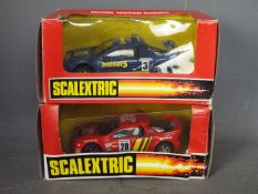Scalextric - 2 x Ford RS-200 slot cars # 8342, # 8346.