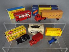 Matchbox, Dinky Dublo, Morestone, Other - Five boxed diecast model vehicles.