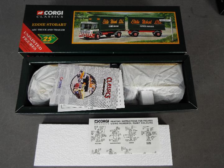 Corgi Classics - Eddie Stobart - A fleet of 5 x boxed Stobart trucks including 2 x # 97369 AEC - Image 2 of 2