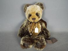 Charlie Bears - David, a two tone brown fur from the 2009 Secret collection.