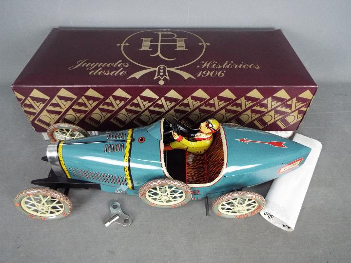 Paya - A boxed modern tinplate Paya Bugatti Racing Car.