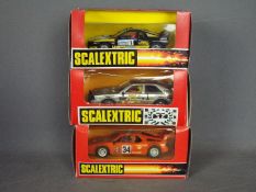 Scalextric - 3 x cars including Audi quattoro, Lancia 037 # 8348,