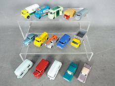 Matchbox - A collection of 15 x vehicles including # 27 Cadillac Sixty Special, # 25 VW Beetle,