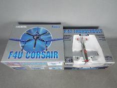 Franklin Mint Armour Collection - Two boxed 1:48 scale diecast model aircraft.