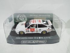 Scalextric NSCC - a 1:32 scale Scalextric Exclusive Limited Edition Ford Sierra RS500 racing car,