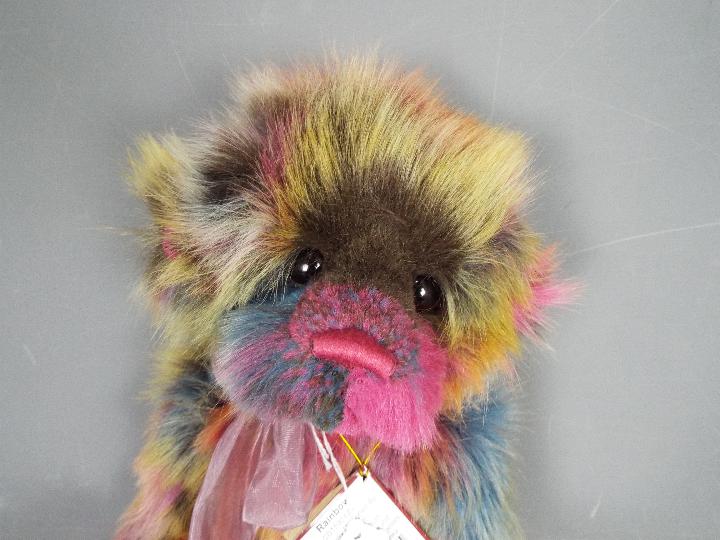 Charlie Bears - Rainbow designed by Heather Lyell in 2015 for the Plush collection. # CB159047S. - Image 2 of 4