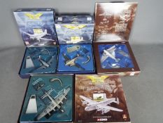 Corgi Aviation Archive - Four boxed diecast model aircraft in 1:144 scale.
