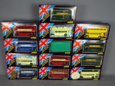 Solido - A fleet of 13 boxed diecast model buses from Solido. Lot includes Limited Edition No.