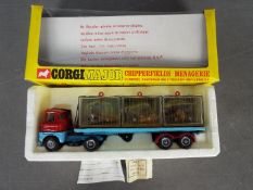 Corgi - Chipperfields - Boxed Scammell Handyman Chipperfields Menagerie Truck # 1139.