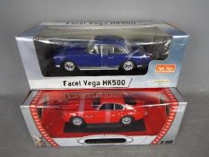 Raod Signature - Sun Star - 2 x boxed 1:18 scale cars, Road Signature Aston Martin DB4Gt Zagato,