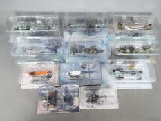 Amer Collection - A fleet of 11 x carded military helicopter models in various scales including