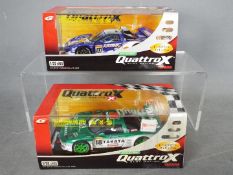 Scalextric - Takara - 2 x Honda NSX models from the Quattro X range # QX03, # QX04.