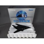 Armour Collection - A boxed 1:48 scale F117 Stealth bomber aircraft in U.S.A.F livery. #98060.