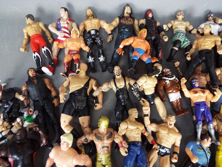 JAKKS Pacific, Mattel, WWE, WWF - In excess of 50 WWE Wrestling Figuresin various sizes. - Image 5 of 5