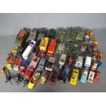 Dinky - Corgi - A box of over 30 unboxed vehicles in several scales,