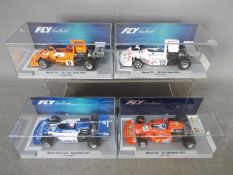 Fly - 4 x March 761 Grand Prix slot cars in various liveries including Jagermeister and Rothmans.