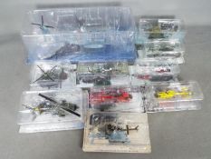 Amer Collection - A collection of 10 x carded military helicopter models in various scales