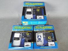 Scalextric - 3 x self assembly slot cars including Chevrolet Impala # C3083,