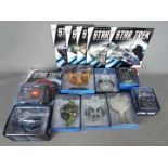 Eaglemoss - Star Trek - A collection of 9 x Official Starships collection models and 9 x magazines