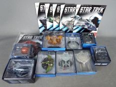 Eaglemoss - Star Trek - A collection of 9 x Official Starships collection models and 9 x magazines