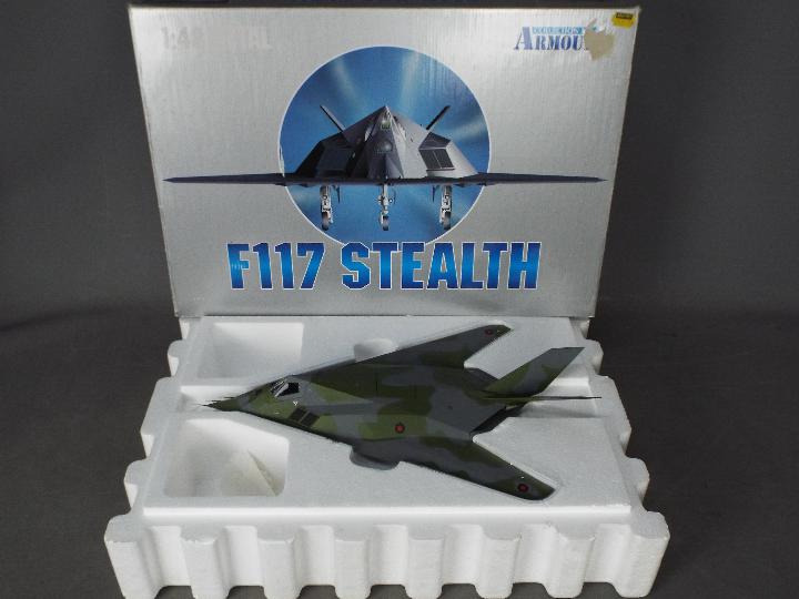 Armour Collection - A boxed 1:48 scale F117 stealth bomber in U.S Air Force livery # 98057.