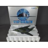 Armour Collection - A boxed 1:48 scale F117 stealth bomber in U.S Air Force livery # 98057.