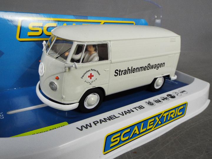 Scalextric - 2 x Volkswagen T1b panel vans including limited edition Strahlenmesswagen - Radiation - Image 3 of 5