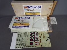 Eschelon - A boxed 1:32 scale vac form and white metal model kit of a Hawker Hunter Single Seater
