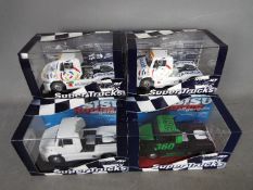 Fly - 4 x Sisu SL 250 slot models from the Super Trucks range in various liveries # 08048, # 08049.