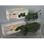 Dinky Toys - Two boxed military Dinky Toys.