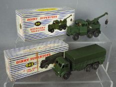 Dinky Toys - Two boxed military Dinky Toys.