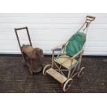 Dunkley, Other - A vintage Dunkley Stoway dolls stroller / pram,