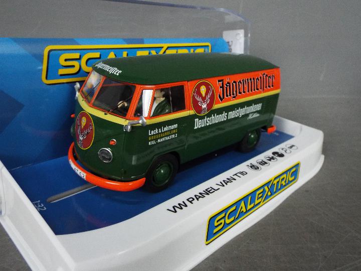 Scalextric - 2 x Volkswagen T1b panel vans including limited edition Strahlenmesswagen - Radiation - Image 2 of 5
