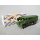 Dinky Toys - A boxed Dinky Toys #689 Medium Artillery Tractor with both spare tyres in rear plus