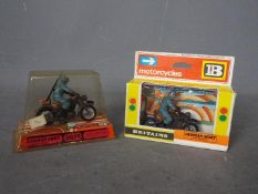 Britains - Two boxed Britains #9679 German Dispatch Riders.