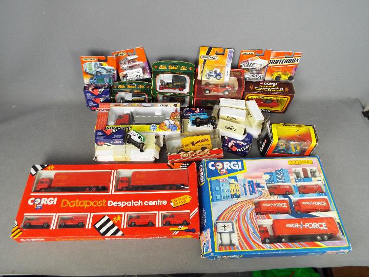 Corgi, Joal, Matchbox - A collection of boxed diecast model vehicles in various scales.