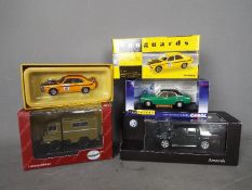 Vanguards - Minichamps - Cofradis - A group of 4 x 1:43 scale vehicles including Vanguards Ford