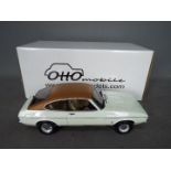 Otto Models - A boxed Ford Capri II Ghia in 1:18 scale resin. Number 1143 of 1500.