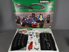 Gama Rally - A boxed vintage Gama slot car racing set in 1:32 scale # 7220.