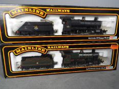 Mainline - 2 x OO gauge steam locos Mogul 2-6-0 operating number 4358 in British Railways dark