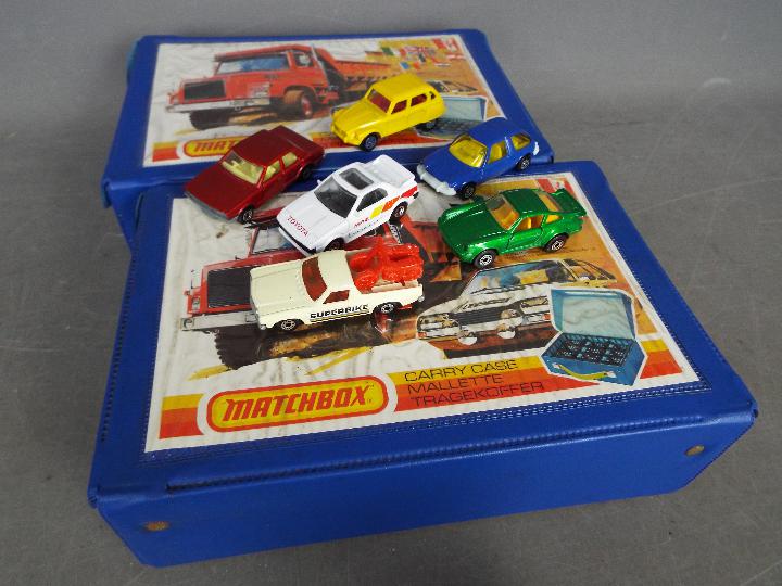 Matchbox - Corgi - 2 x Matchbox carry cases complete with 4 x trays and 48 x cars including Corgi - Image 2 of 2