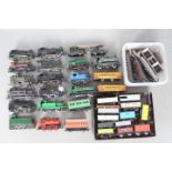 Bachmann - Hornby - Lima - A collection of 16 x locos and a similar amount of rolling stock.