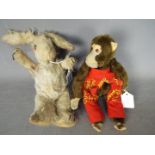 Unconfirmed Maker - Two vintage soft toys.