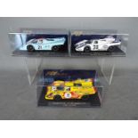 Flyslot - 3 x Porsche 917K models including 1970 Le Mans car in Gulf livery,