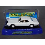 Scalextric - A 1967 Mercury Cougar in plain white finish. # C3443TF.