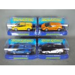 Scalextric - 4 x Lamborghini Gallardo models including a blue Superleggera,