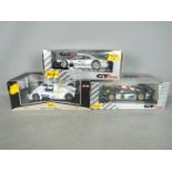 Maisto - Three boxed 1:18 scale diecast GT racing cars from Maisto.